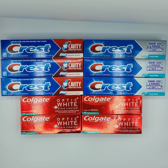 Crest Bath X Toothpaste 4 X Colgate 6 X Crest Poshmark
